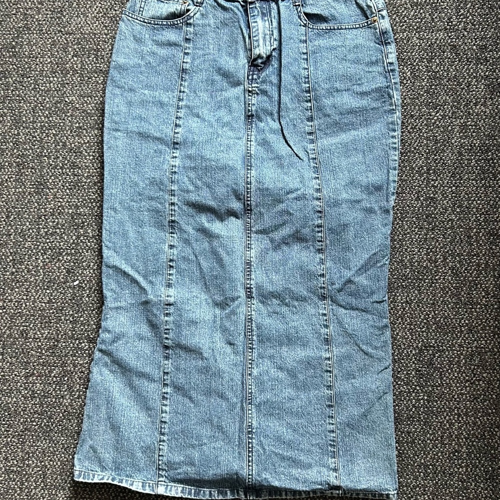 R&R Blue Denim Skirt